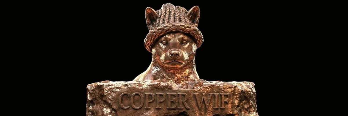 Copper WIF statue